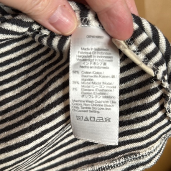 Madewell Westville Crop Tee Deep Coal Size Small - Picture 7 of 9